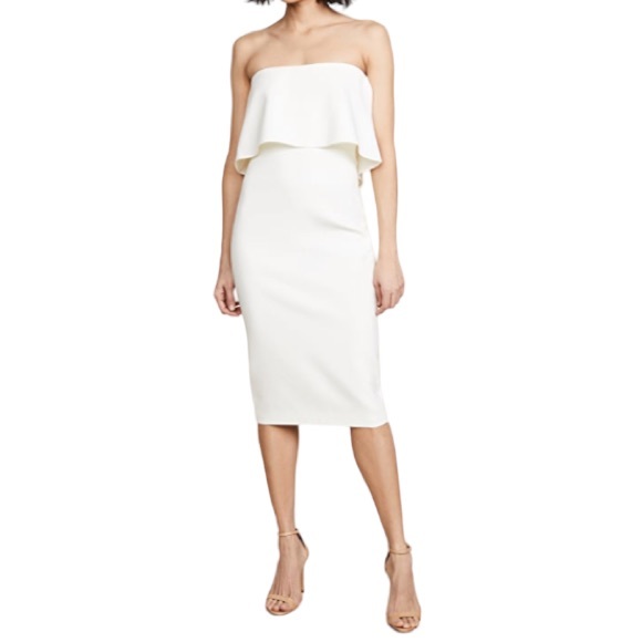 LIKELY White Driggs Dress Size 4 - Picture 4 of 9